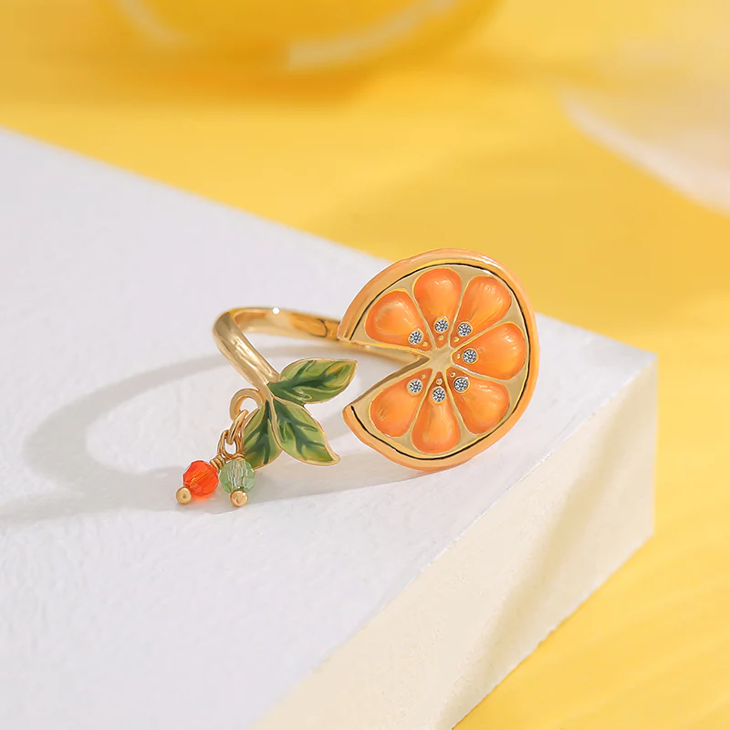 Vibrant Citrus Delight Ring