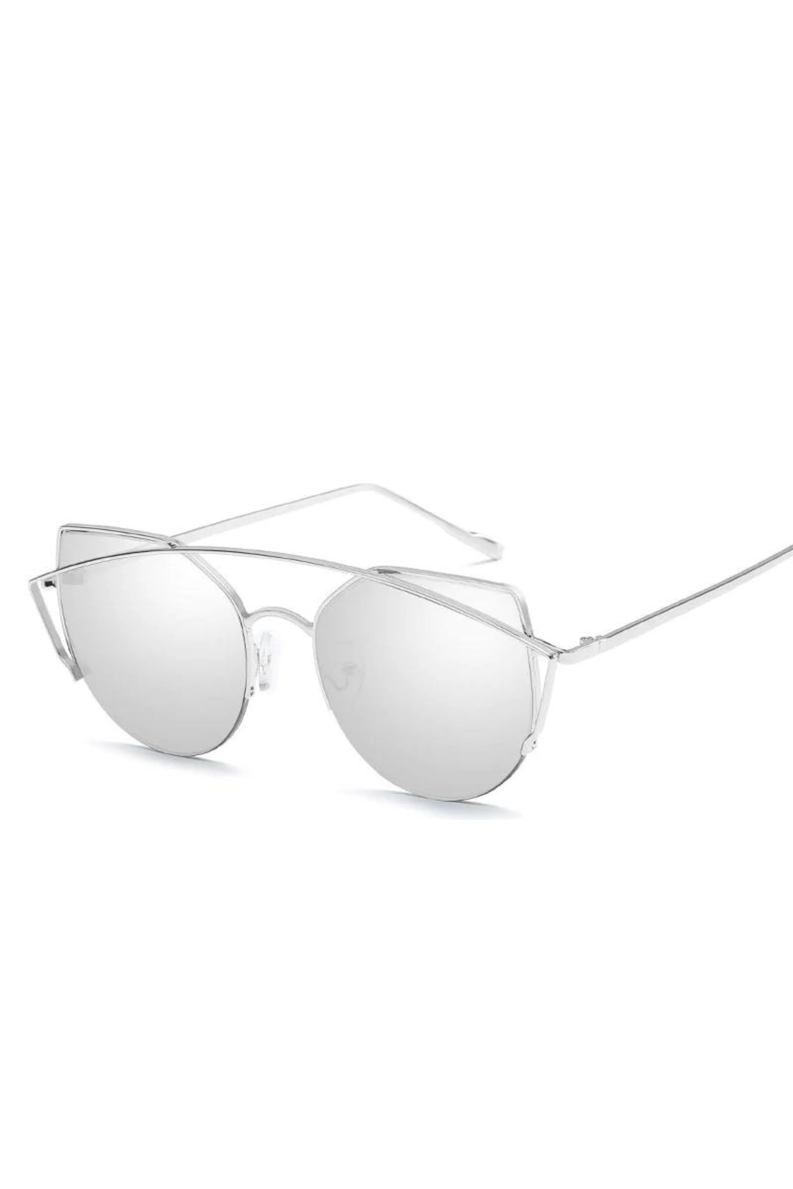 Chic Metallic Frame Sunglasses