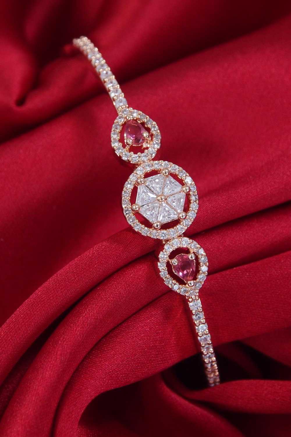 Elegant Crystal Embellished Bracelet