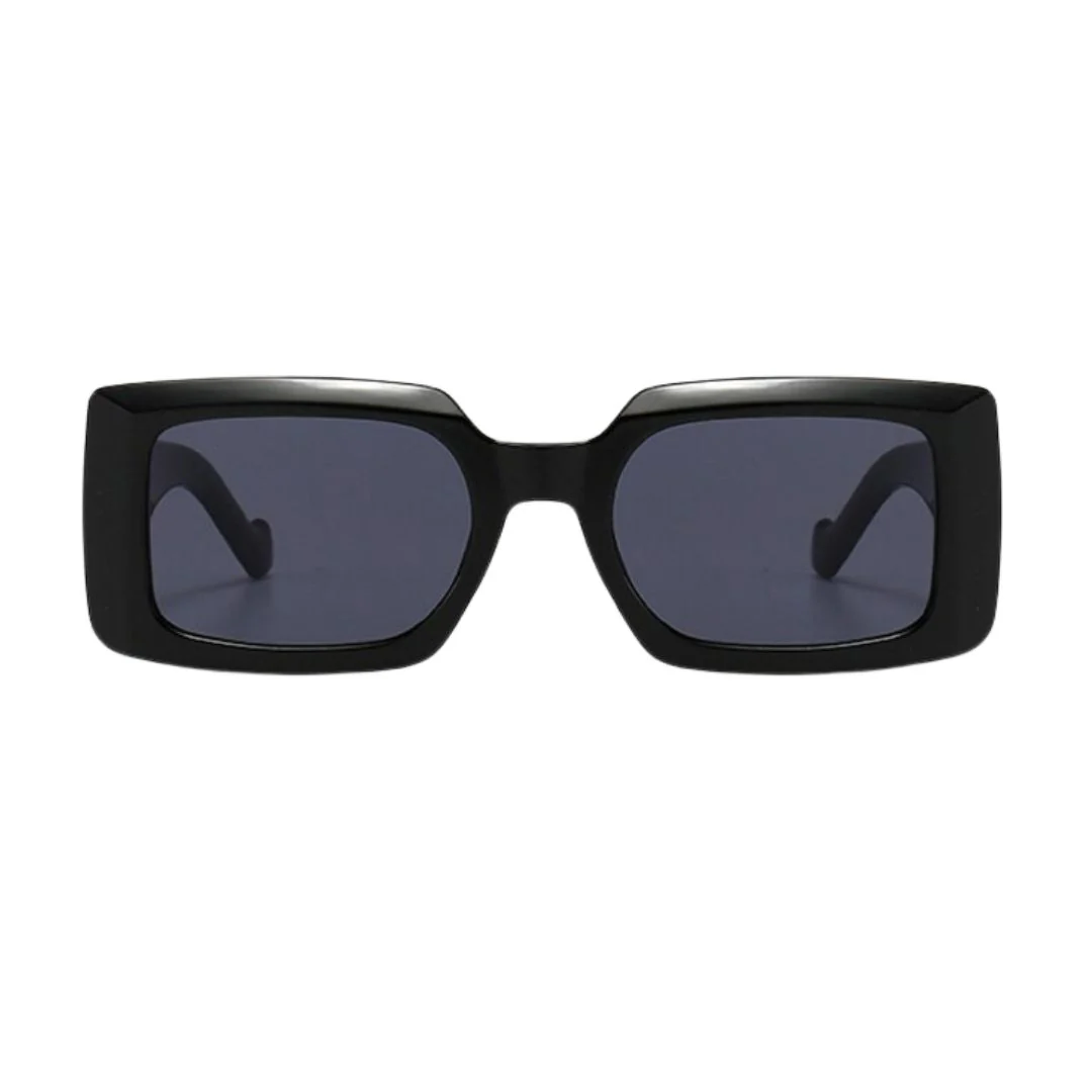 Classic Black Rectangular Sunglasses