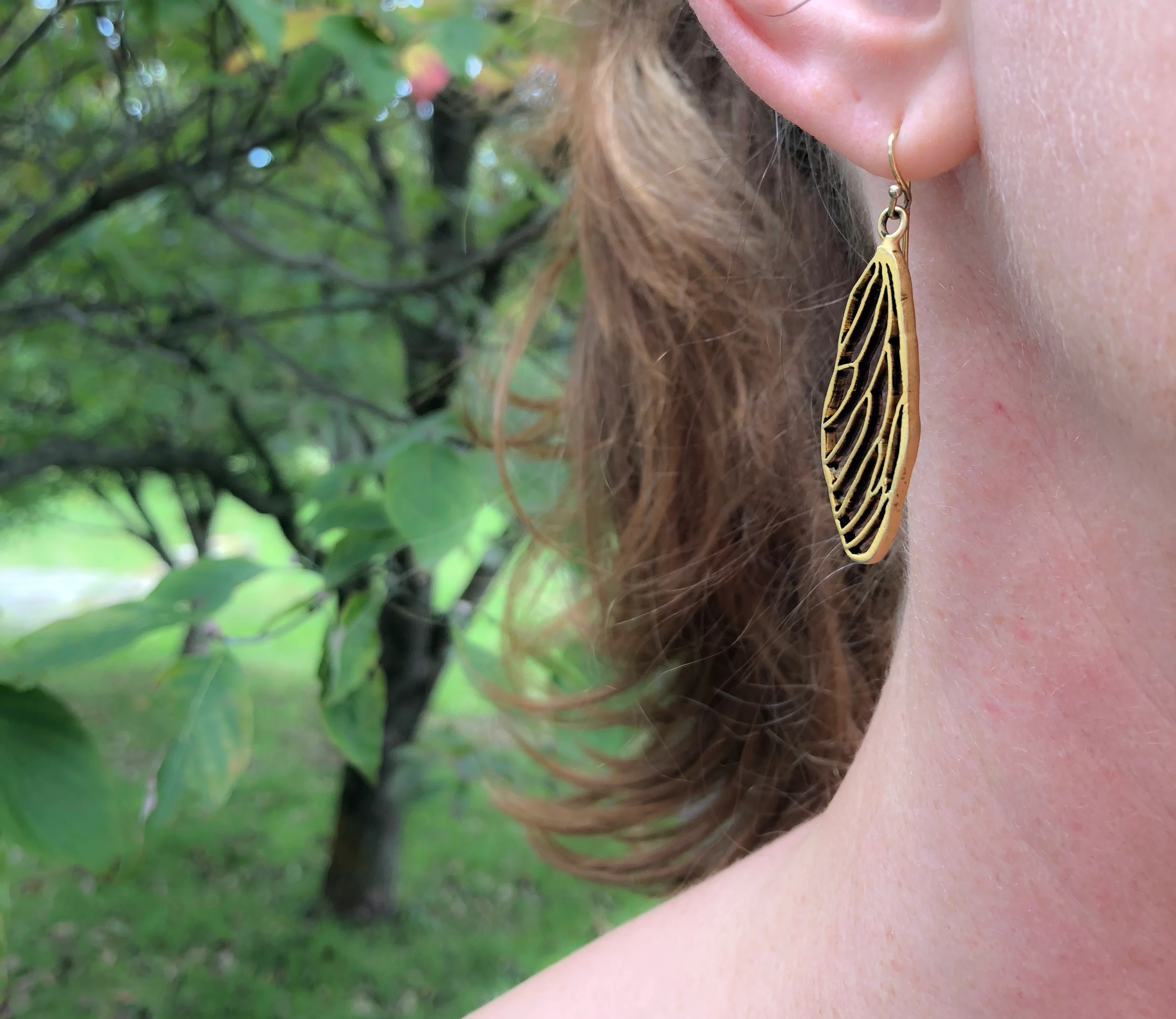 Elegant Wing-Inspired Earrings