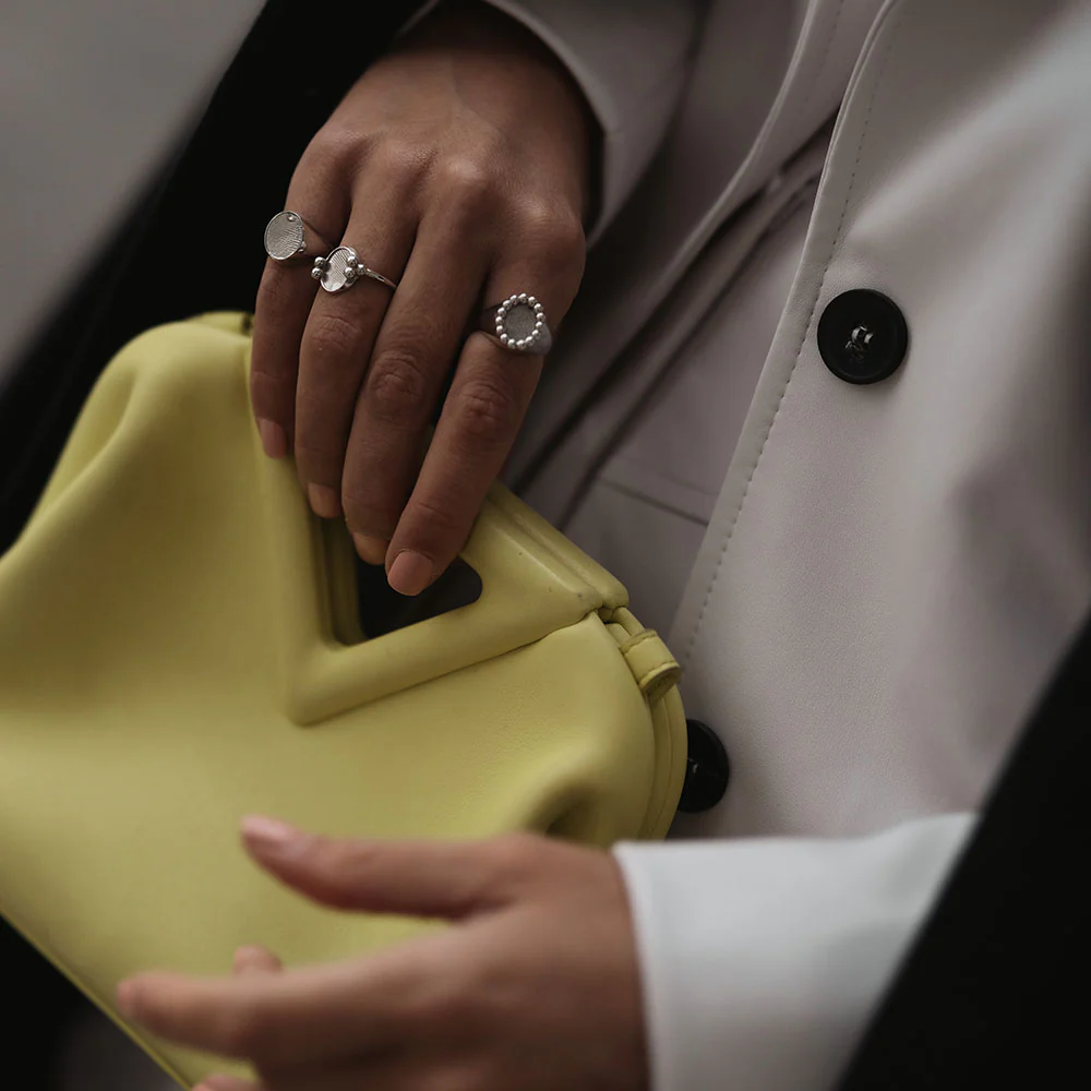 Sleek Stainless Steel Signet Ring