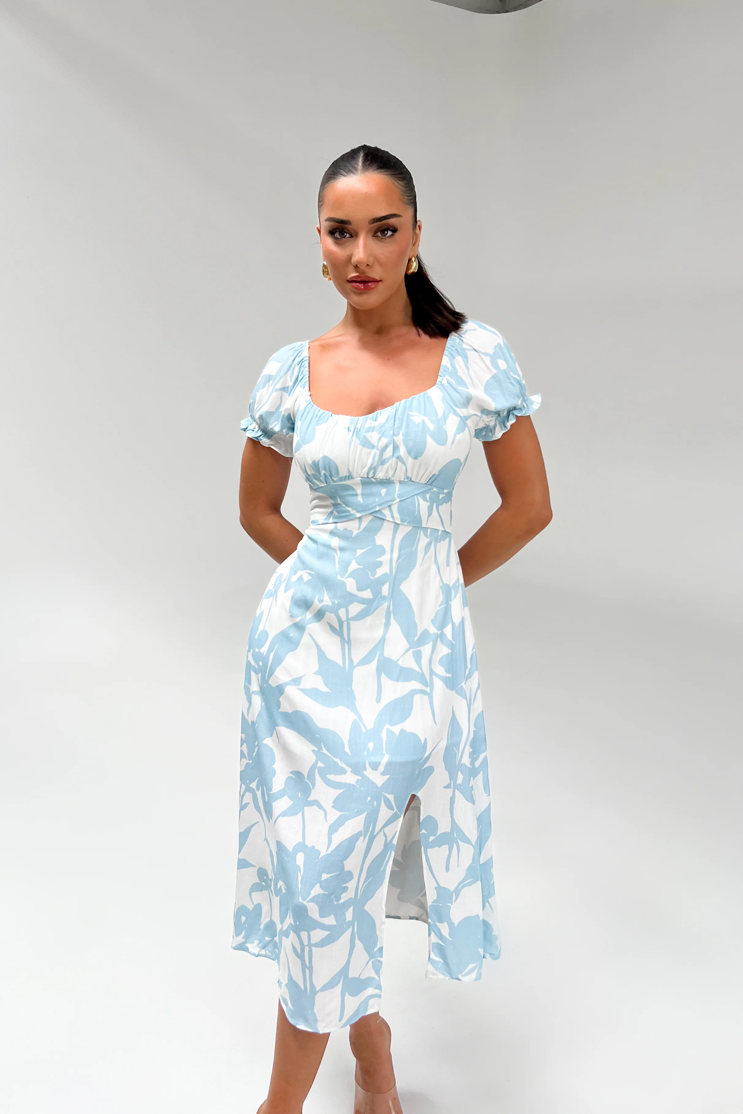 Elegant Floral Summer Dress