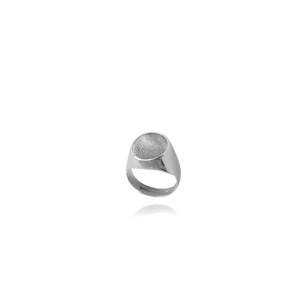 Sleek Stainless Steel Signet Ring