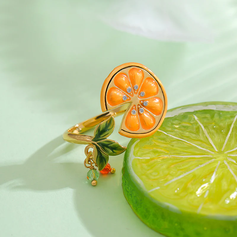 Vibrant Citrus Delight Ring