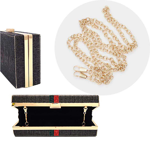 Elegant Metallic Clutch Bag