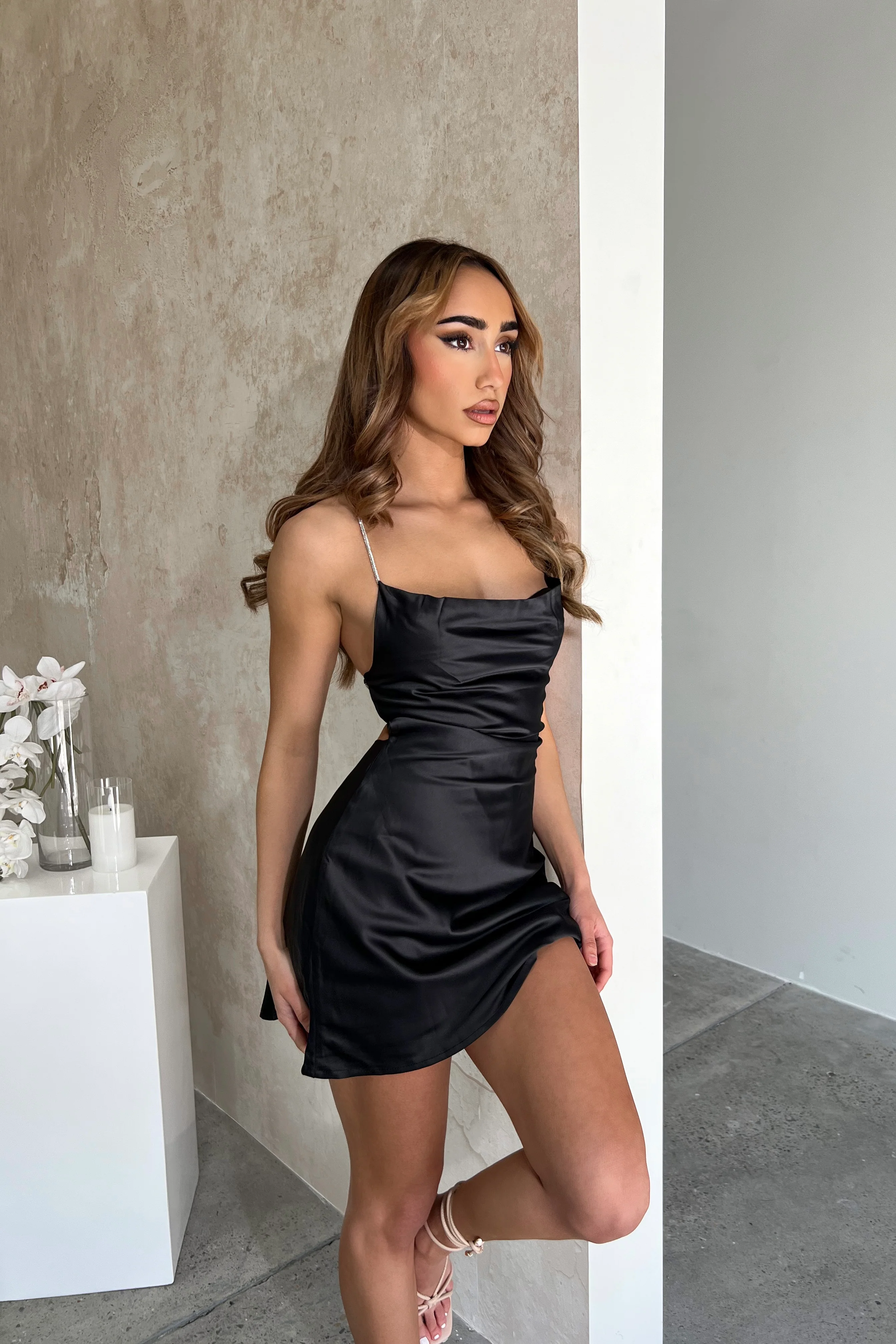 Elegant Satin Slip Dress