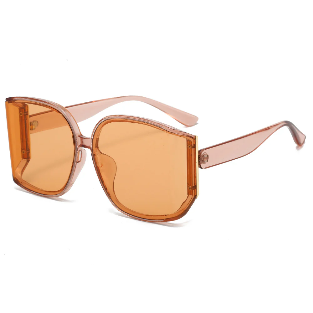 Stylish Amber Tinted Glasses