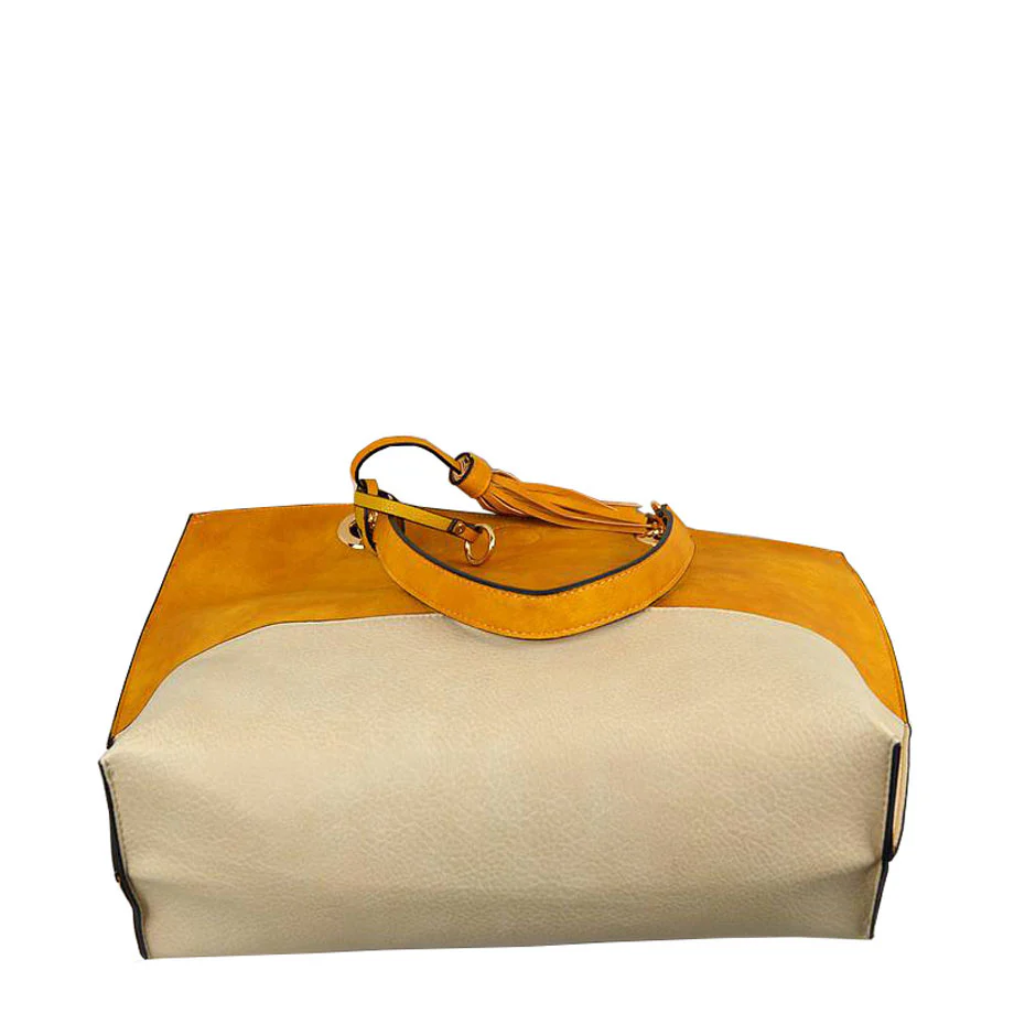 Chic Mustard Yellow Tote Bag