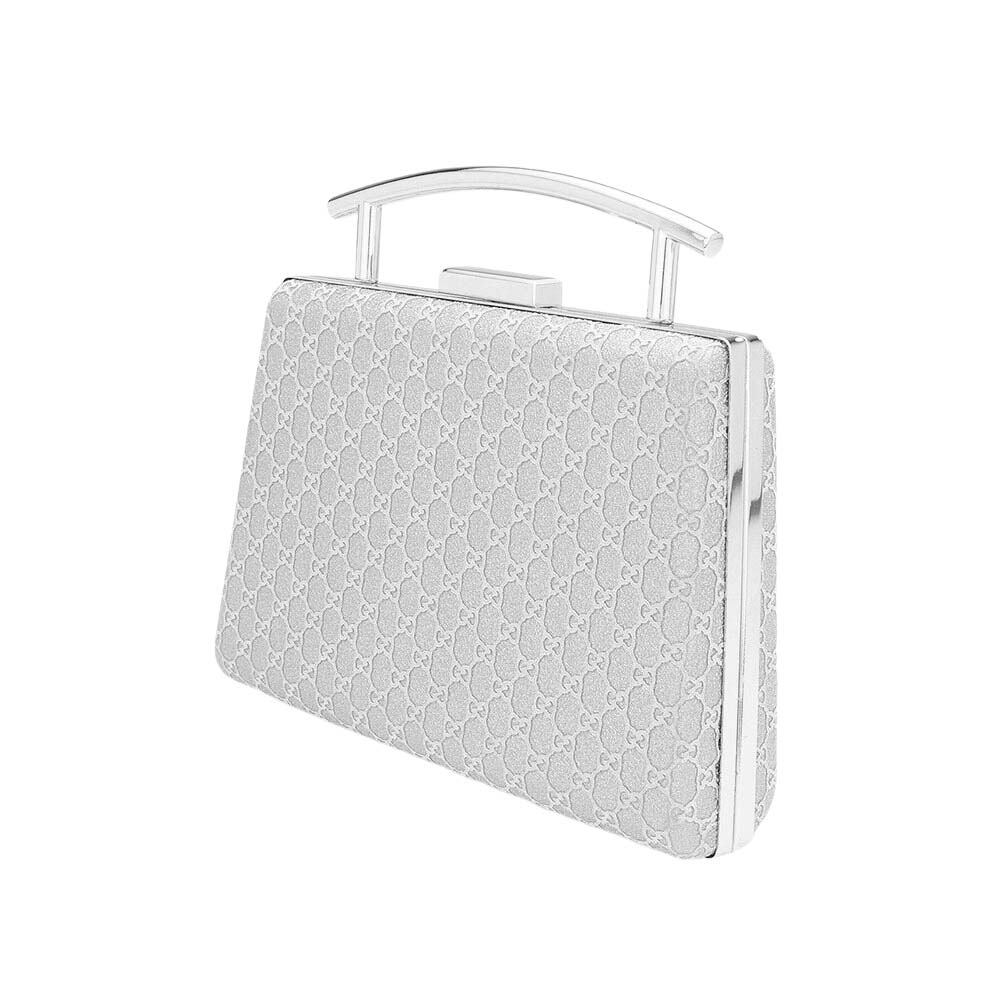 Elegant Beige Patterned Handbag