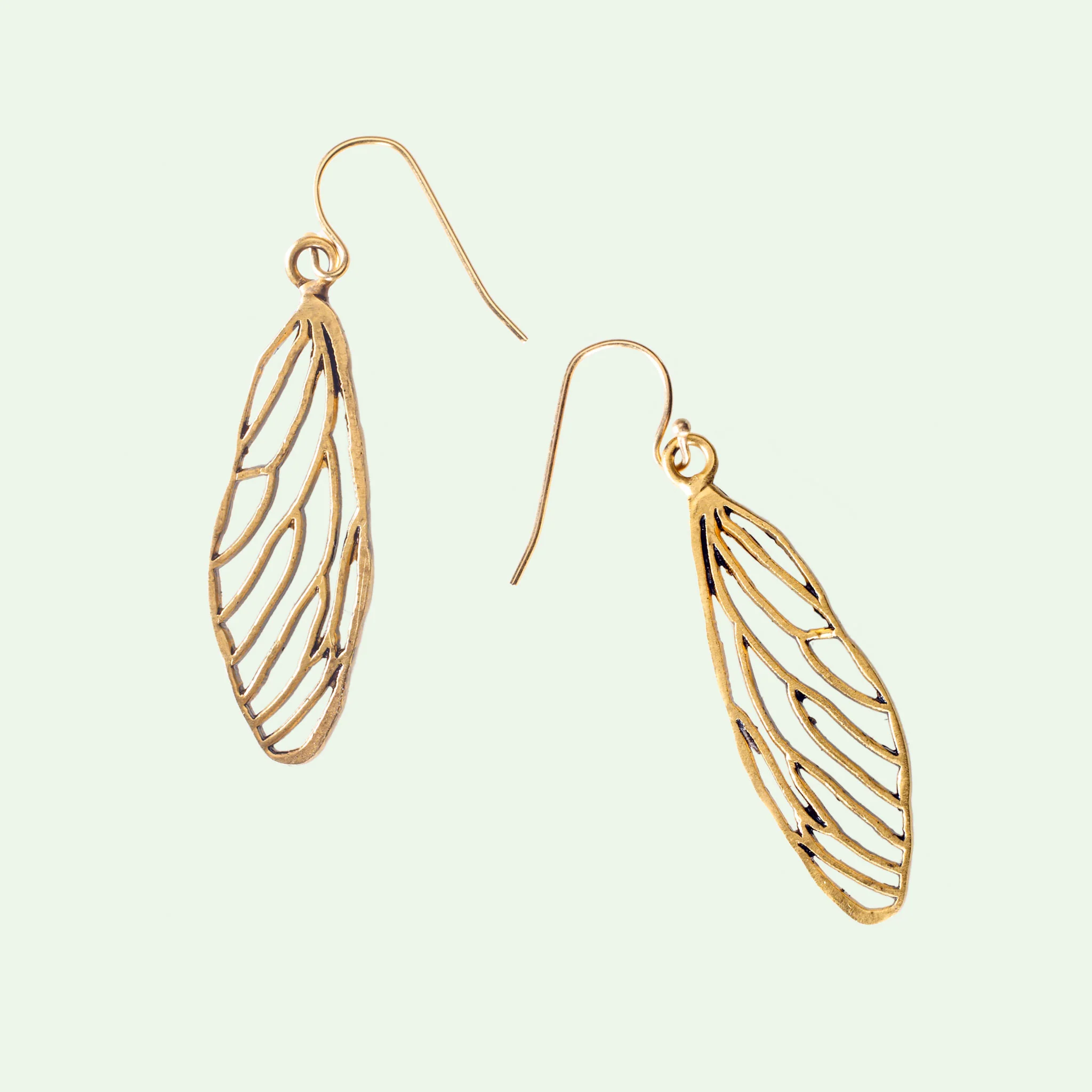 Elegant Wing-Inspired Earrings