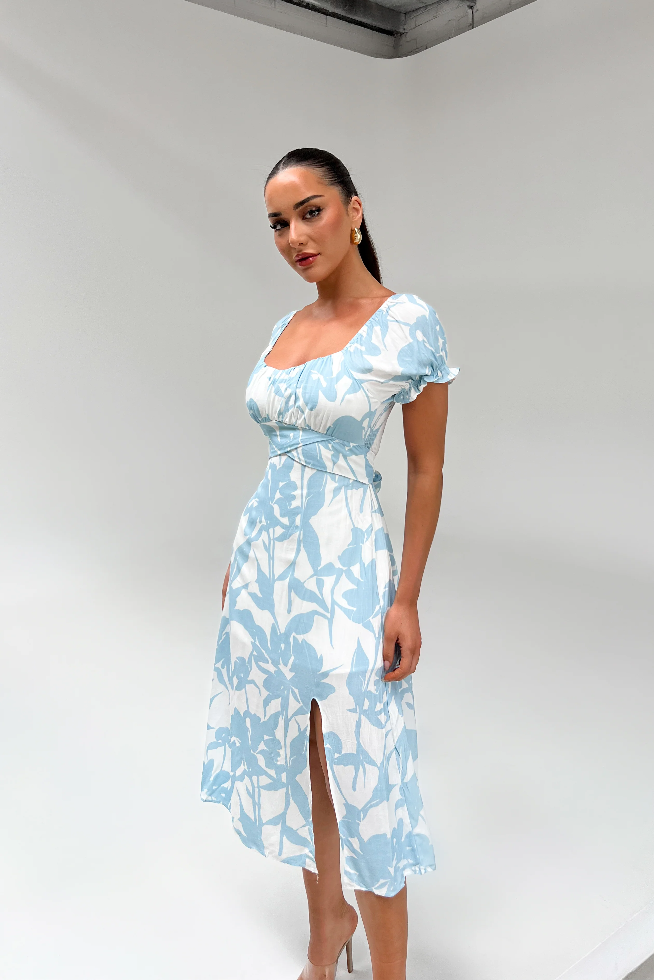 Elegant Floral Summer Dress